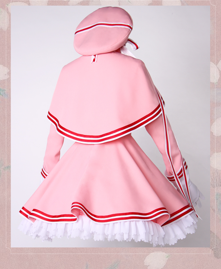 ★コスプレ衣装 木之本 桜/KINOMOTO SAKURA★カードキャプターさくら コスチューム cosplay サイズ豊富 変装 仮装 コス ハロウィン