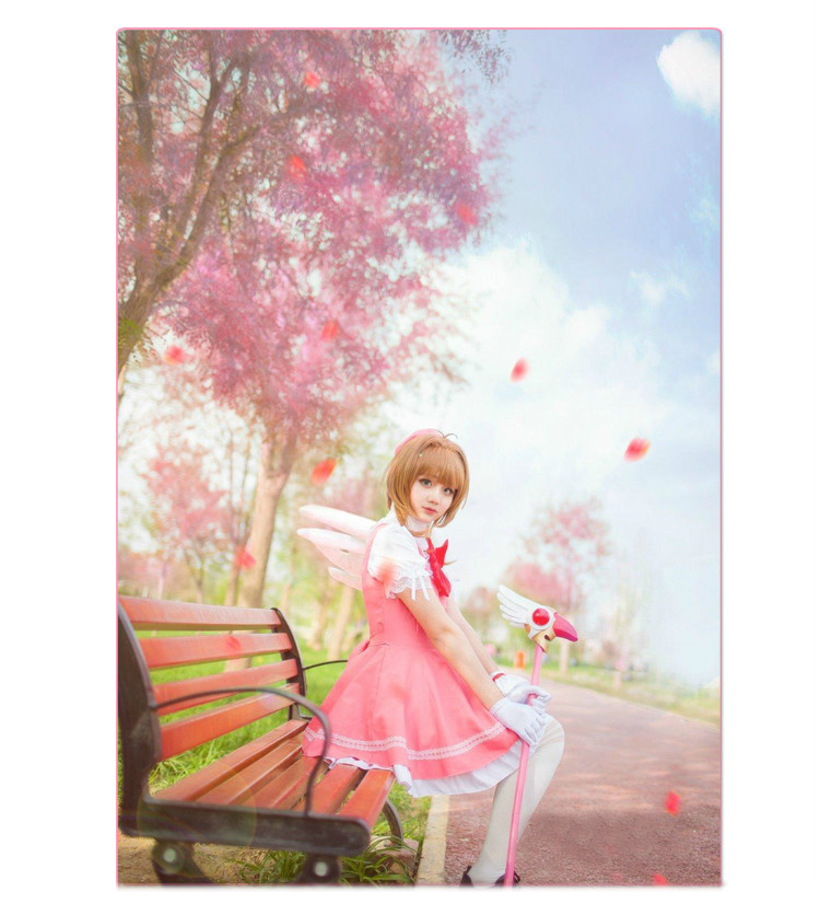 ★コスプレ衣装 木之本 桜/KINOMOTO SAKURA★カードキャプターさくら コスチューム cosplay サイズ豊富 変装 仮装 コス ハロウィン