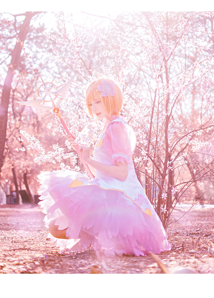 ★コスプレ衣装 木之本 桜/KINOMOTO SAKURA★カードキャプターさくら コスチューム cosplay サイズ豊富 変装 仮装 コス ハロウィン