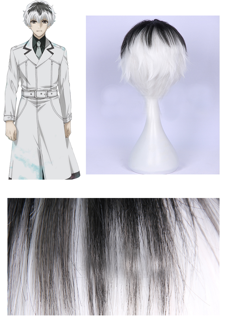  prev zoom next ★コスプレウィッグ 金木妍/かねき けん/ささき はいせ★東京喰種 コスチューム cosplay 変装 仮装 コス ハロウィン