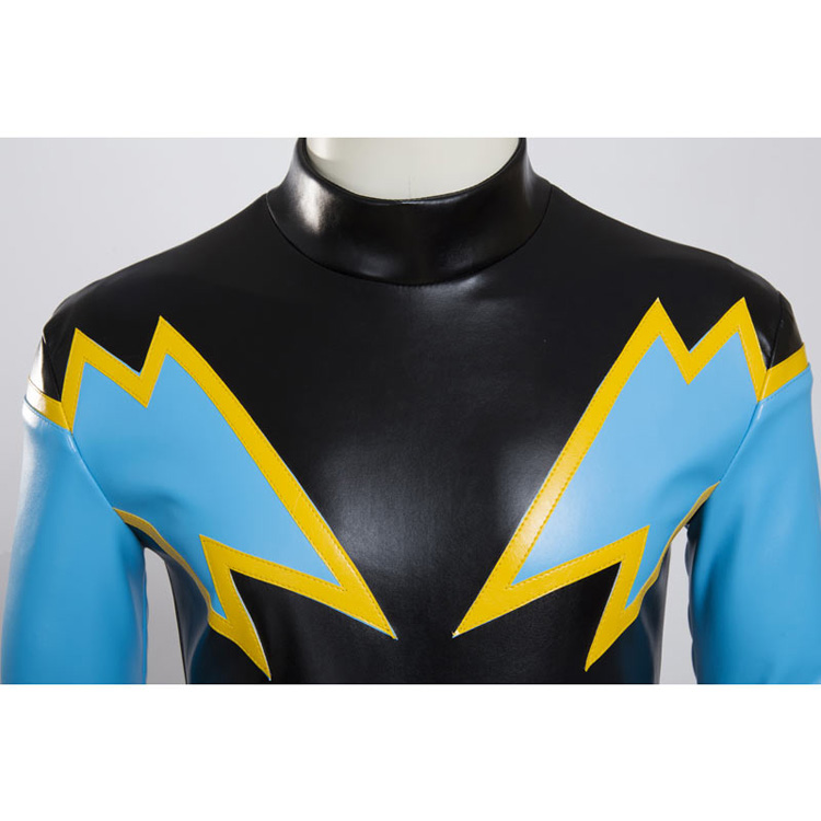 ★コスプレ衣装 The Flash ブルー Black Lightning★The Flash Cosplay コスチューム コスプレ衣装 スーツ サイズ豊富 サイズオーダー可能 変装 仮装 コス ハロウィン