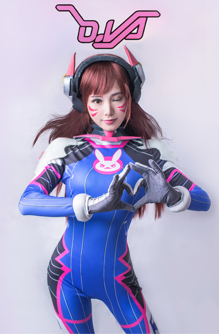 ★全身タイツ D.Va★Overwatch オーバーウオッチ コスチューム コスプレ衣装 cosplay サイズ豊富 変装 仮装 コス ハロウィン