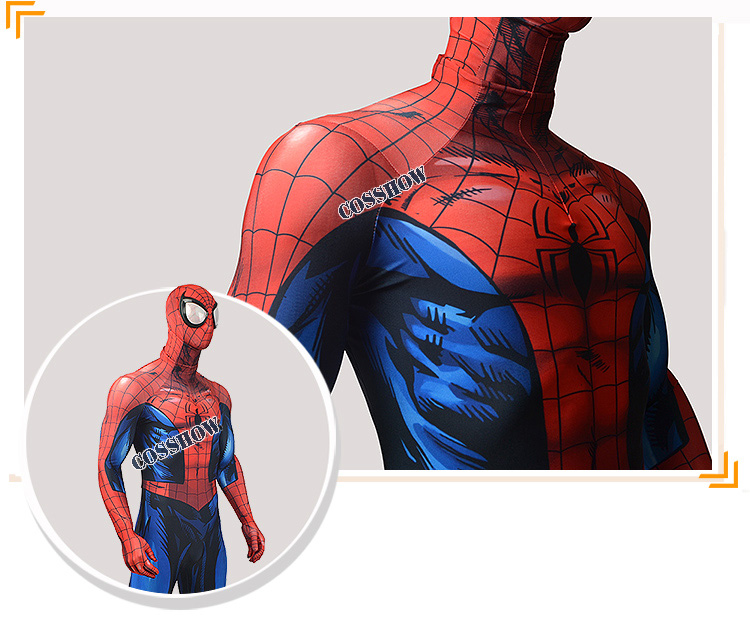 ★全身タイツ スパイダーマン★Spider-Man 3Dプリント 立体感 スパイダーマン衣装 スーツ Spiderman Cosplay コスプレ衣装 コスチューム 伸縮性 サイズオーダー可能 変装 仮装 コス ハロウィン