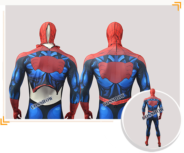 ★全身タイツ スパイダーマン★Spider-Man 3Dプリント 立体感 スパイダーマン衣装 スーツ Spiderman Cosplay コスプレ衣装 コスチューム 伸縮性 サイズオーダー可能 変装 仮装 コス ハロウィン