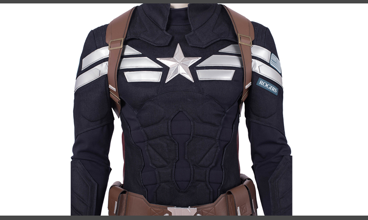 ★コスプレ衣装セット Captain America キャプテン・アメリカ★Avengers: Endgame アベンジャーズ/エンドゲーム コスチューム cosplay サイズ豊富 変装 仮装 コス 帽子追加可能