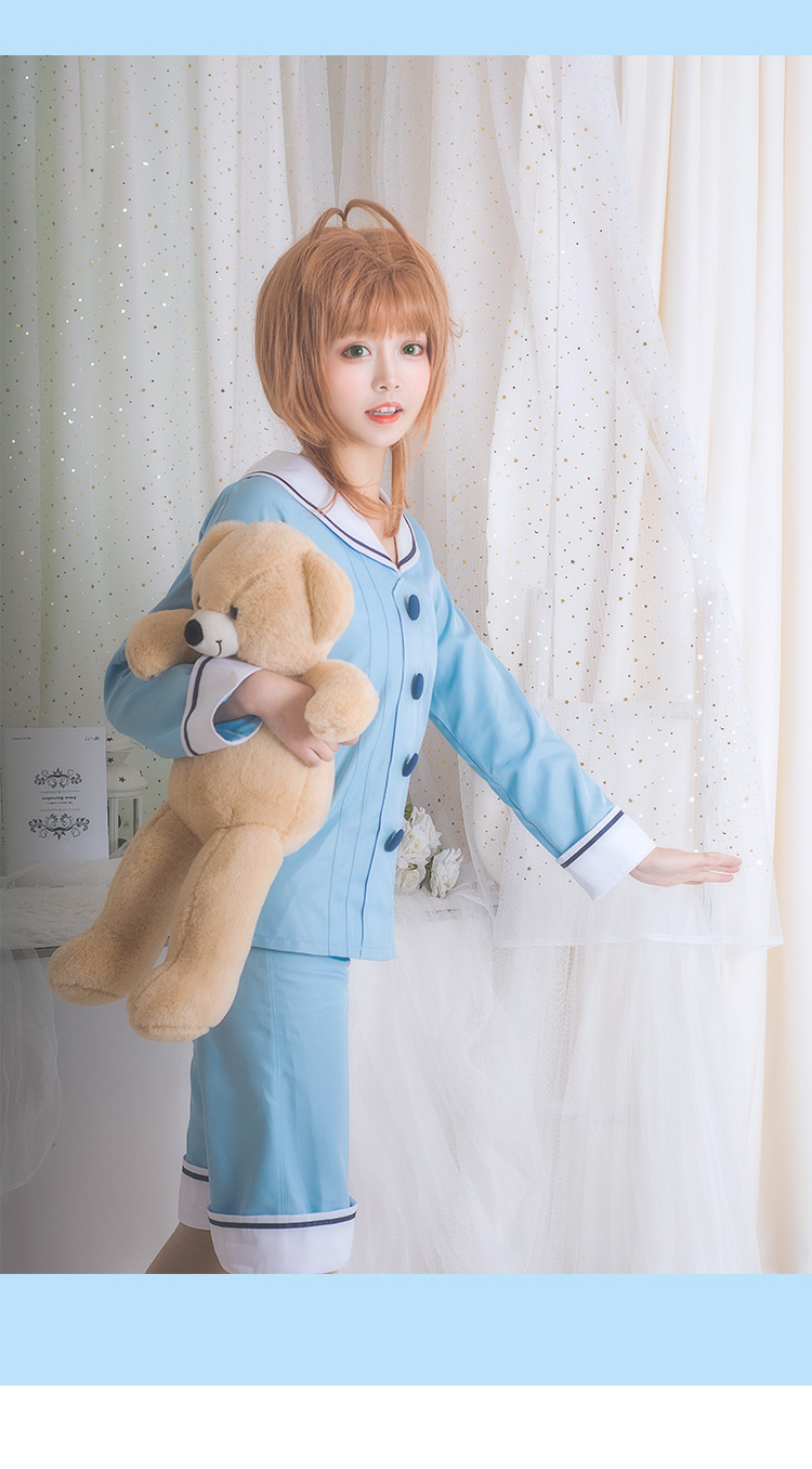 ★コスプレパジャマ 木之本 桜/KINOMOTO SAKURA★カードキャプターさくら コスチューム cosplay サイズ豊富 変装 仮装 コス ハロウィン