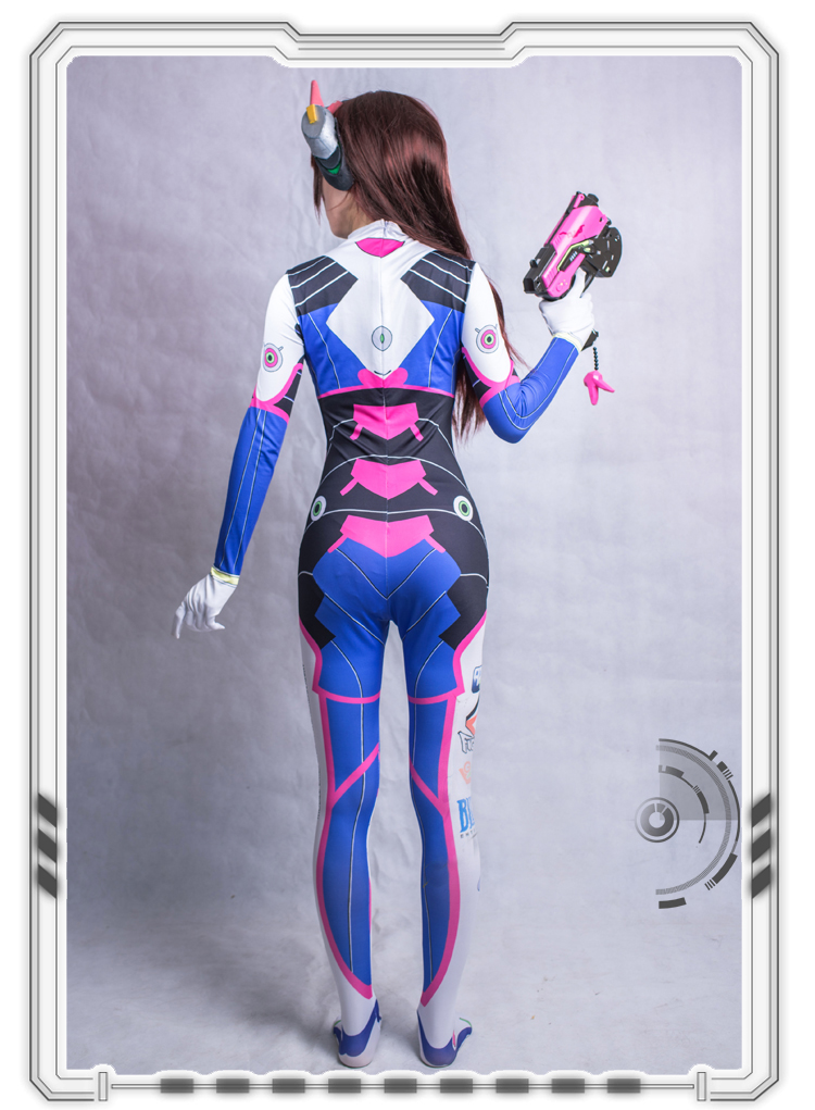 ★全身タイツ D.Va★Overwatch オーバーウオッチ コスチューム コスプレ衣装 cosplay サイズ豊富 変装 仮装 コス ハロウィン