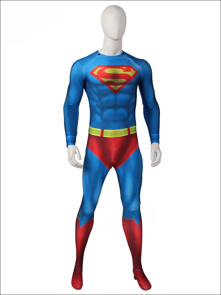 ★スーパーマン21号 全身タイツ★コスプレ衣装 Superman cosplay スーツ サイズ豊富 サイズオーダー可能 変装 仮装 コス ハロウィン