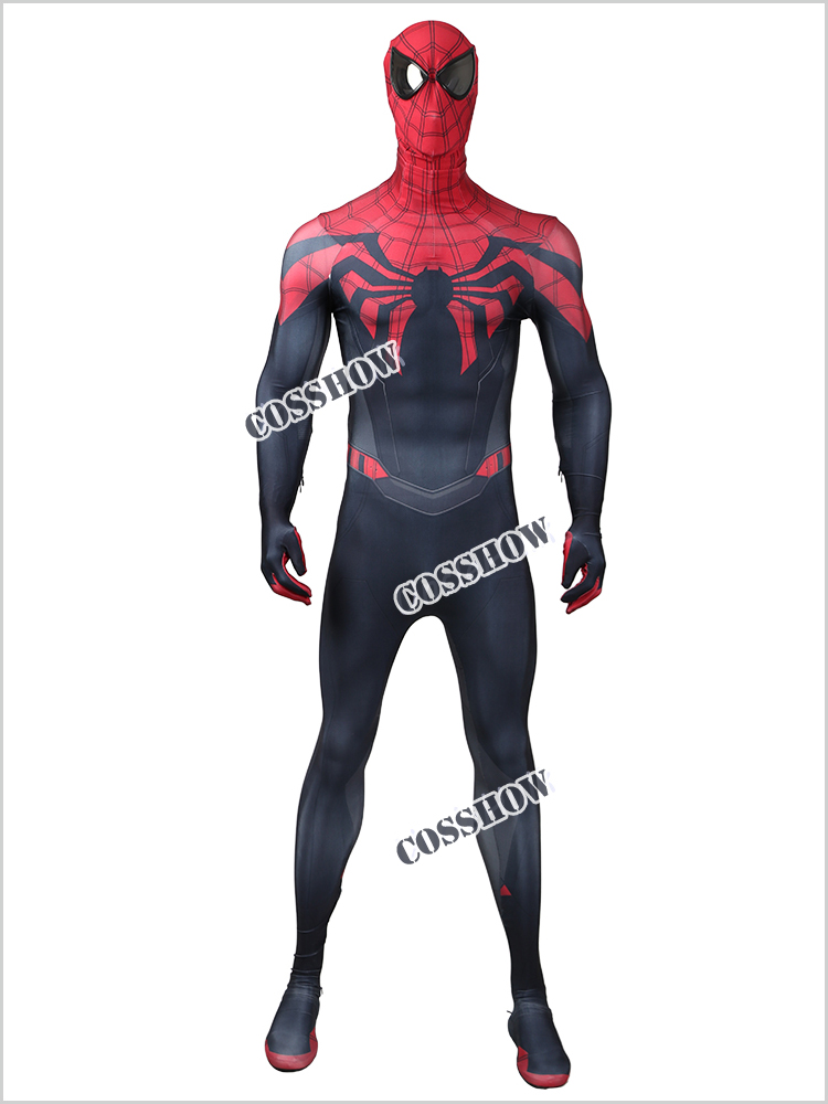 Superior spider man  Cosplay全身タイツ スパイダーマンスーツ 肌スーツ ベーススーツ★Spider-Man コスチューム cosplay コスプレ衣装 サイズオーダー 変装 仮装 