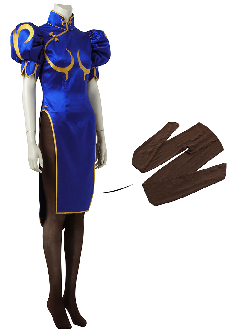 チュン・リー Chun-Li 春麗 コスプレ衣装セット ストリートファイター★Street Fighter コスチューム cosplay 変装 仮装 サイズ豊富 サイズオーダー可能