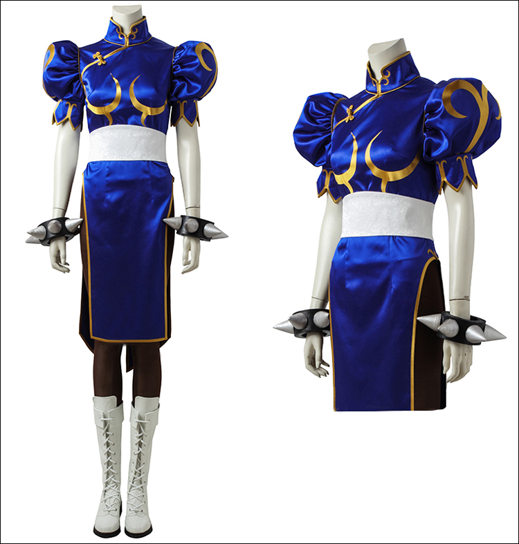 チュン・リー Chun-Li 春麗 コスプレ衣装セット ストリートファイター★Street Fighter コスチューム cosplay 変装 仮装 サイズ豊富 サイズオーダー可能