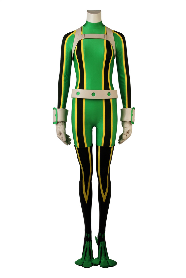 コスプレ衣装 僕のヒーローアカデミア 蛙吹梅雨/FROPPY フロッピー My Hero Academia コスチューム 衣装セットcosplay 変装 仮装 高品質 サイズ豊富