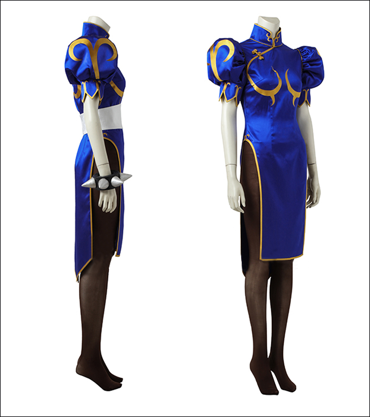 チュン・リー Chun-Li 春麗 コスプレ衣装セット ストリートファイター★Street Fighter コスチューム cosplay 変装 仮装 サイズ豊富 サイズオーダー可能