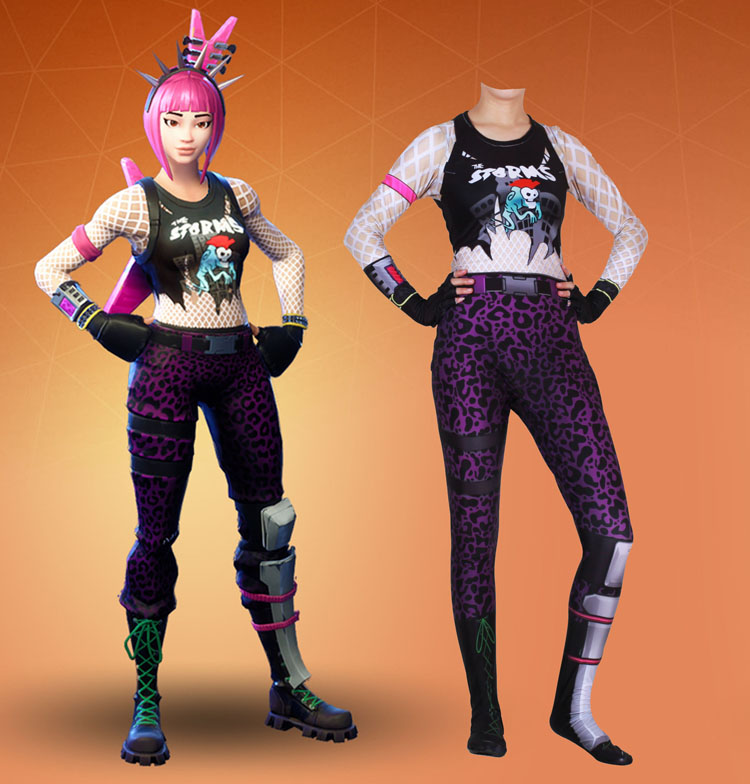 ★Fortnite フォートナイト power chord cosplay 全身タイツ コスチューム 変装 仮装 サイズ豊富 サイズオーダー可能 コス ハロウィン