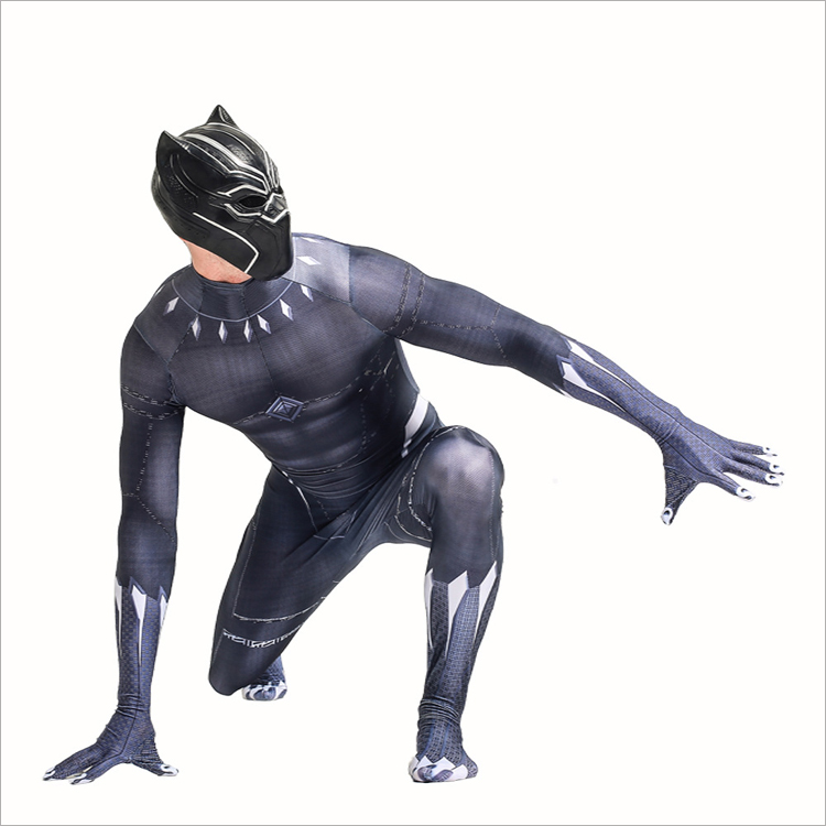 ★全身タイツ Black Panther ★Cosplay コスチューム コスプレ衣装 スーツ サイズ豊富 サイズオーダー可能 変装 仮装 コス ハロウィン