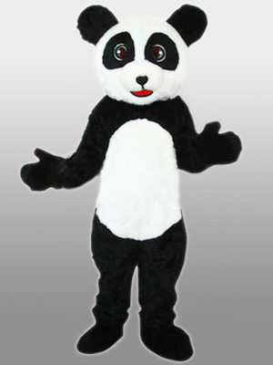 パンダ　熊猫　赤い口　着ぐるみ　変身　大人用