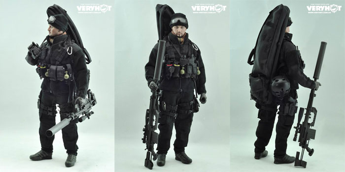 スナイパー狙撃手 Black Action Sniper