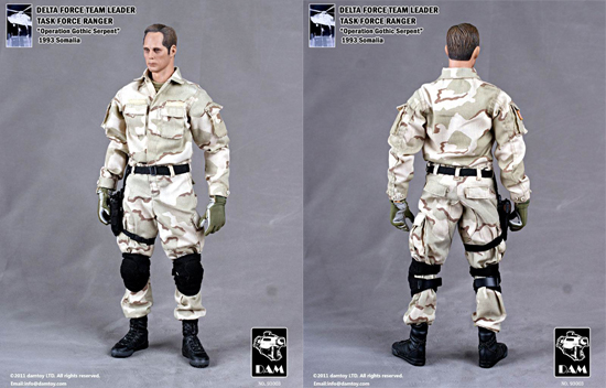 デルタフォースレンジャーチームリーダー1993年ソマリア駐留部隊コンバット1/6 Toyscity】【DMA】デルタフォースレンジャー チームリーダー 1993年