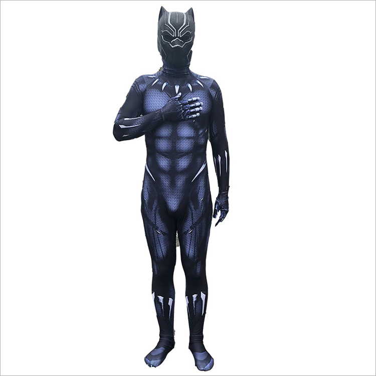 ★全身タイツ Black Panther ★Cosplay コスチューム コスプレ衣装 スーツ サイズ豊富 サイズオーダー可能 変装 仮装 コス ハロウィン