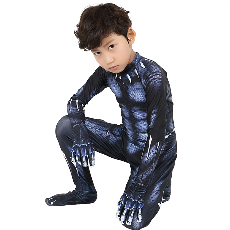 ★キッズ 全身タイツ Black Panther ★Cosplay コスチューム コスプレ衣装 スーツ サイズ豊富 サイズオーダー可能 変装 仮装 コス ハロウィン