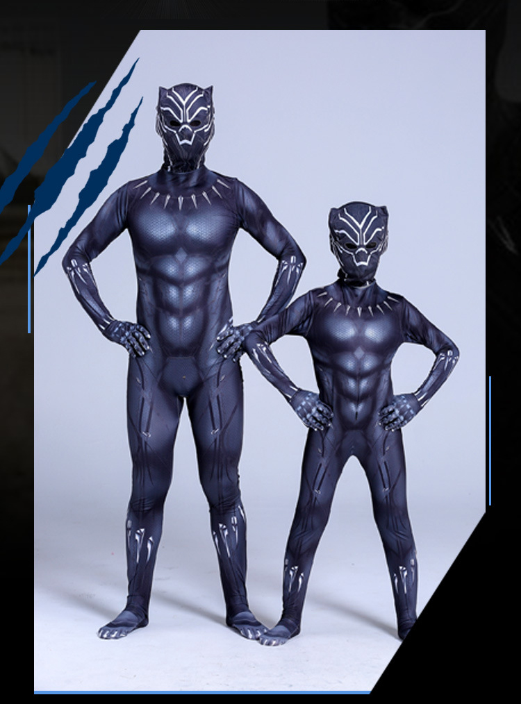 ★全身タイツ Black Panther ★Cosplay コスチューム コスプレ衣装 スーツ サイズ豊富 サイズオーダー可能 変装 仮装 コス ハロウィン