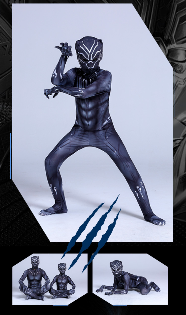 ★全身タイツ Black Panther ★Cosplay コスチューム コスプレ衣装 スーツ サイズ豊富 サイズオーダー可能 変装 仮装 コス ハロウィン